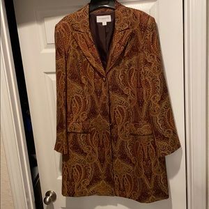 printed suit jacket